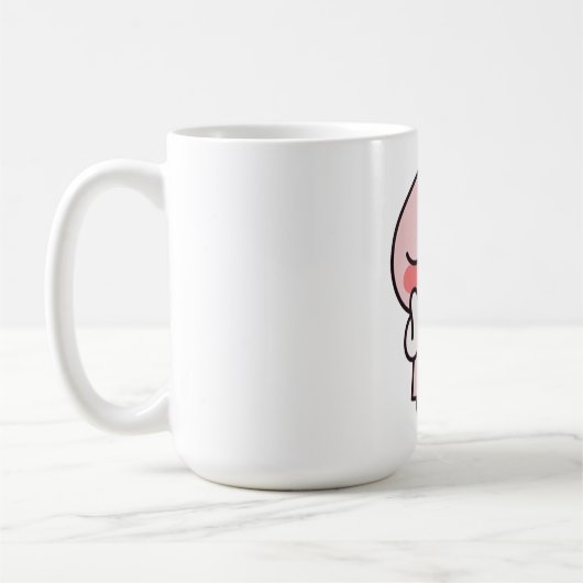 Apeach Kakao-Freunde-Schürze Kaffeetasse (Links)