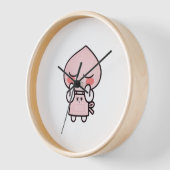 Apeach Kakao-Freunde-Schürze Uhr (Winkel)