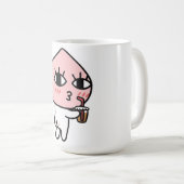 Apeach mit Eiskaffee Kaffeetasse (VorderseiteRechts)