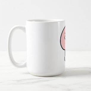 Apeach mit Eiskaffee Kaffeetasse