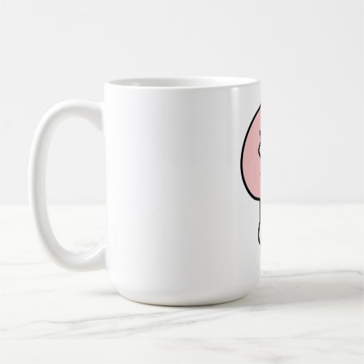 Apeach mit Eiskaffee Kaffeetasse (Links)