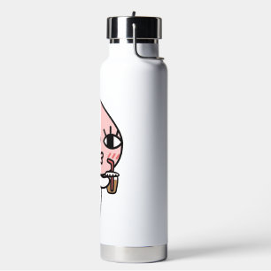Apeach mit Eiskaffee Trinkflasche