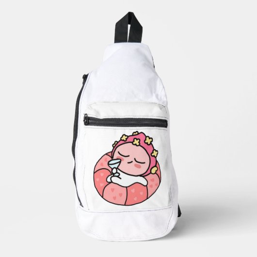 Apeach-Pool Crossbody Bag (Vorderseite)