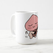Apeach Sommer Körper Kaffeetasse (Vorderseite Links)