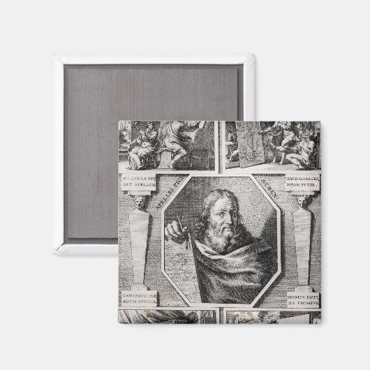 Apelles Magnet (Vorderseite/Rückseite)