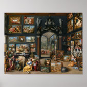 Apelles Painting Campaspe von Willem van Haecht Poster (Vorne)