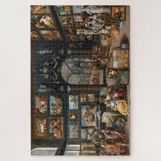 Apelles Painting Campaspe von Willem van Haecht Puzzle (Vertikal)