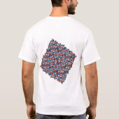 Aperiodischer Tilings-T - Shirt 1 (Rückseite)