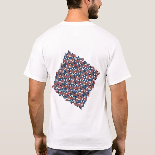 Aperiodischer Tilings-T - Shirt 1 (Rückseite)