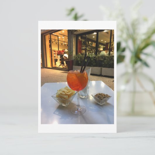 Aperitif Einladung (Stehend Vorderseite)