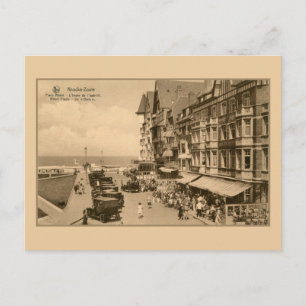 Aperitif-Stunde Knokke Zoute Belgien 1920er Jahre Postkarte