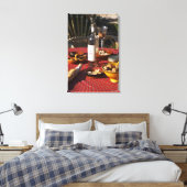 Aperitif und Aperitifs zubereitet: Brot, Oliven, Leinwanddruck (Insitu (Schlafzimmer))