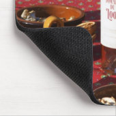 Aperitif und Vorspeisen, zubereitet: Brot, Oliven, Mousepad (Ecke)