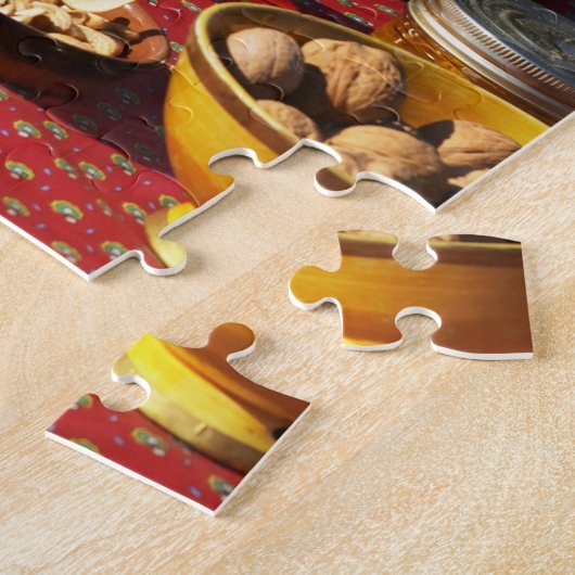 Aperitif und Vorspeisen, zubereitet: Brot, Oliven, Puzzle (Seite)