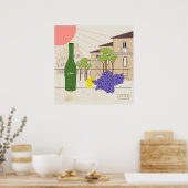 Aperitif-Zeit in Rom Poster (Küche)