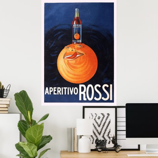 Aperitivo Rossi Poster (Heimbüro)