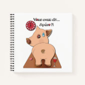 Apéro ! (écrits en noir) notizblock (Vorderseite)