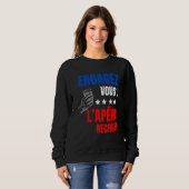 Apero Spaß Alcohol Mieten Sie Aperitif Sweatshirt (Vorne ganz)