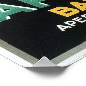 APEROL BARBIERI Italienischer Aperitif Cocktail Li Poster (Ecke)