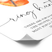 Aperol Brautparty - Ringjagd Poster (Ecke)