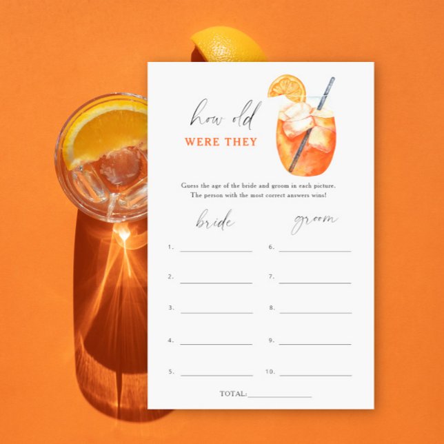 Aperol Cocktail - Wie alt waren sie bei Bridplay? (Von Creator hochgeladen)