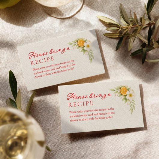 Aperol-Junggesellinnenabschied-Rezept Begleitkarte