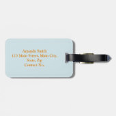 Aperol O'Clock Gepäckanhänger (Rückseite horizontal)