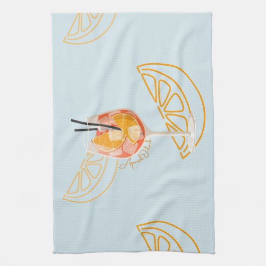 Aperol O'Clock Geschirrtuch (Vertikal)