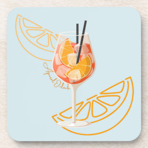 Aperol O'Clock Getränkeuntersetzer