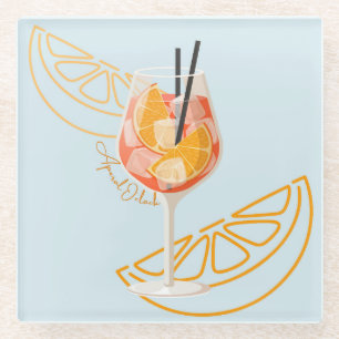 Aperol O'Clock Glasuntersetzer