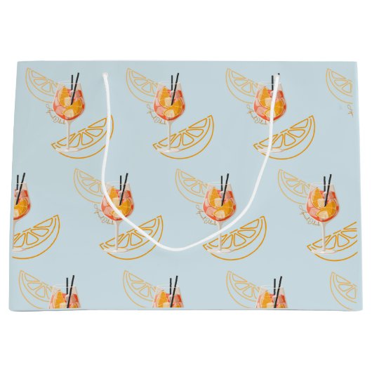 Aperol O'Clock Große Geschenktüte (Vorderseite)