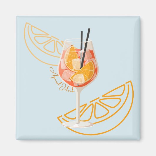 Aperol O'Clock Magnet (Vorne)