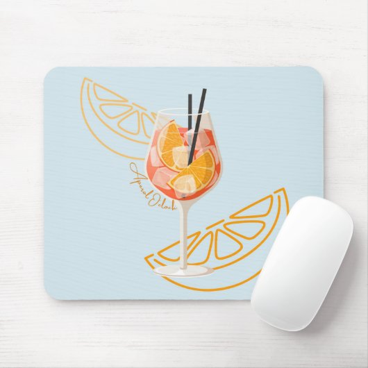 Aperol O'Clock Mousepad (Mit Mouse)