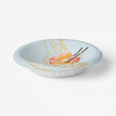 Aperol O'Clock Pappteller (Gewinkelt)