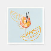 Aperol O'Clock Serviette (Vorderseite)