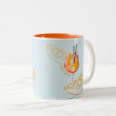 Aperol O'Clock Zweifarbige Tasse (VorderseiteRechts)
