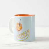 Aperol O'Clock Zweifarbige Tasse (Vorderseite Links)