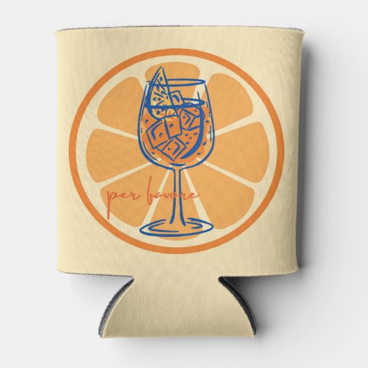 Aperol Per Favore Dosenkühler (Vorderseite)