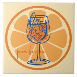 Aperol Per Favore Fliese