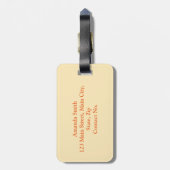 Aperol Per Favore Gepäckanhänger (Rückseite vertikal)