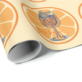 Aperol Per Favore Geschenkpapier (Rolleneckpunkt)