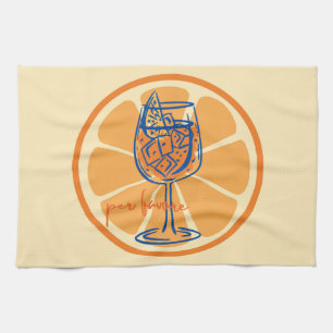 Aperol Per Favore Geschirrtuch