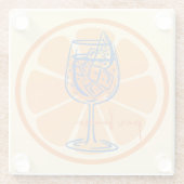Aperol Per Favore Glasuntersetzer (Rückseite)