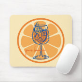 Aperol Per Favore Mousepad (Mit Mouse)