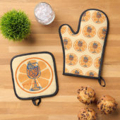 Aperol Per Favore Ofenhandschuh & Topflappen-Set (Oben Unten)