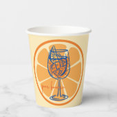 Aperol Per Favore Pappbecher (Rückseite)