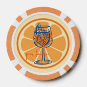 Aperol Per Favore Pokerchips (Rückseite)