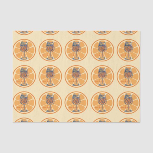 Aperol Per Favore Seidenpapier (Vorderseite)