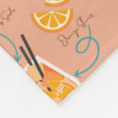 Aperol Rezept Fleecedecke (Ecke)