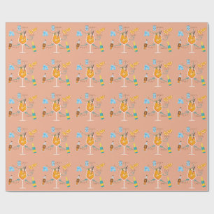 Aperol Rezept Geschenkpapier
